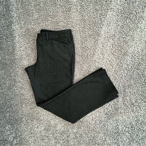 Express Women’s Dark Grey Editor Barely Boot Low Rise Dress Pants - Size 8S